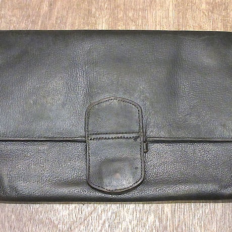 中古ヴィンテージレザークラッチバッグ 小さくても大容量。4Wayマルチバッグ】栃木レザー クラッチ