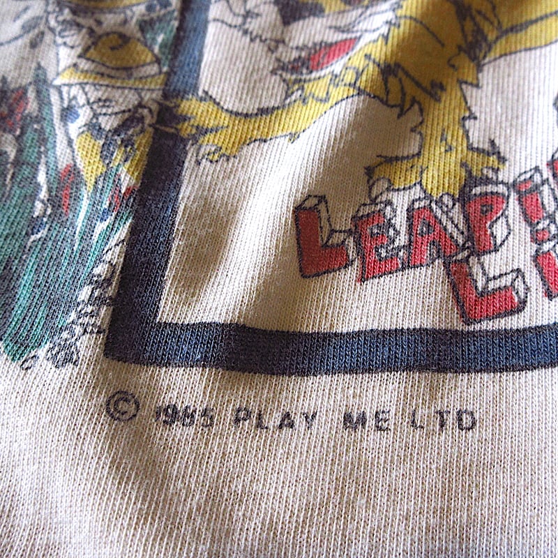 ビンテージ80's○PLAY MEプリントTシャツ白○250726j6-m-tsh-ot