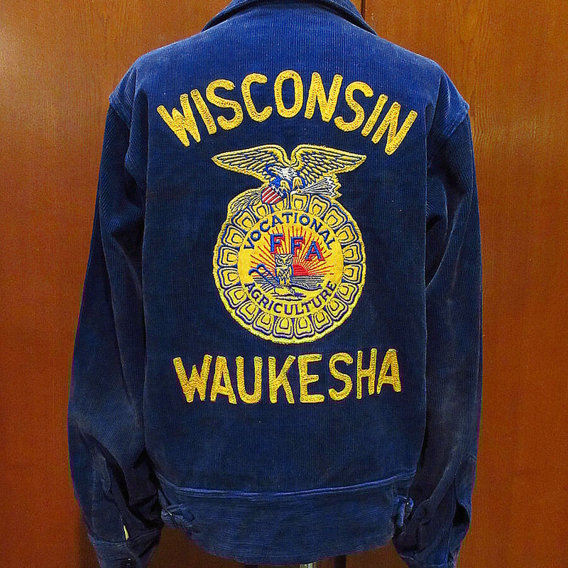 【濃紺❗️】FFA jacket 古着 コーデュロイジャケット ファーマーズ ビンテージ40's○FFAコーデュロイファーマーズジャケット紺○230914i1