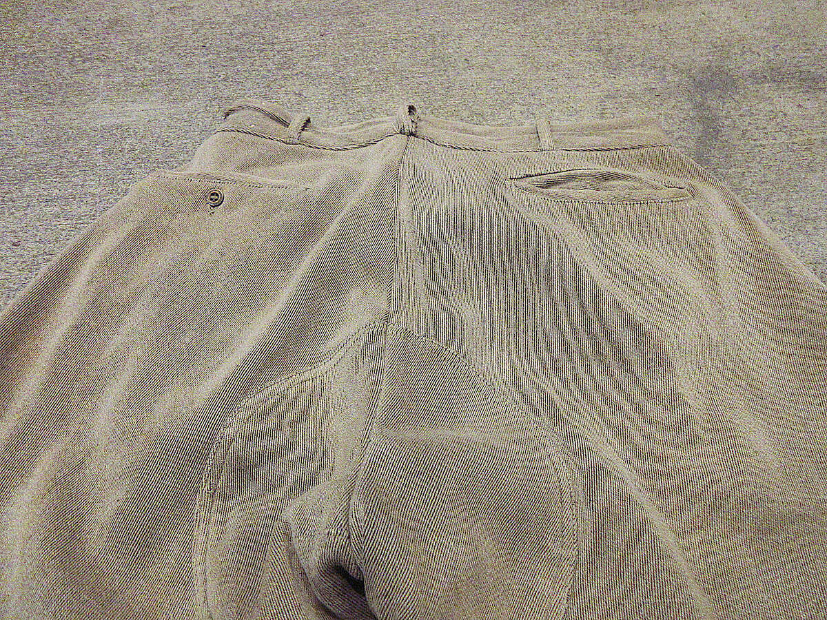 ビンテージ30's40's○ボタンフライコットンジョッパーズパンツ実寸