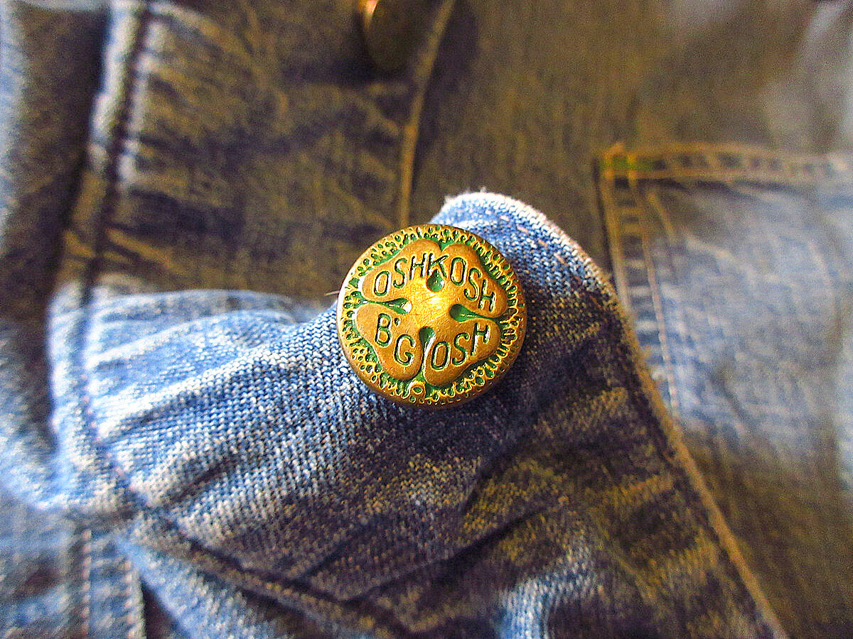 ビンテージ50's○OSHKOSH裏地ブランケットデニムカバーオール