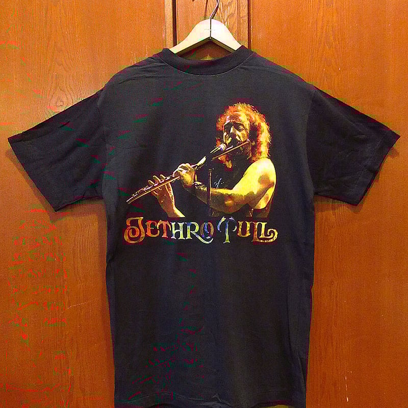 90s ジェスロ タル 1991 ツアー Tシャツ ビンテージ90's○DEADSTOCK JETHRO TULL 1991年ツアーTシャツ黒si