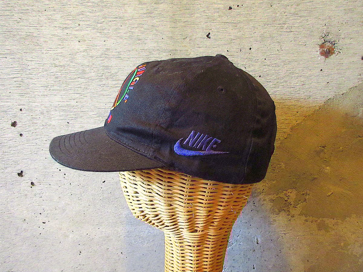 【NIKE】キャップ 激レアモデル 90s オーバルロゴ 6パネル ビンテージ90's○NIKE URBAN JUNGLE GYM6パネルスナップバック