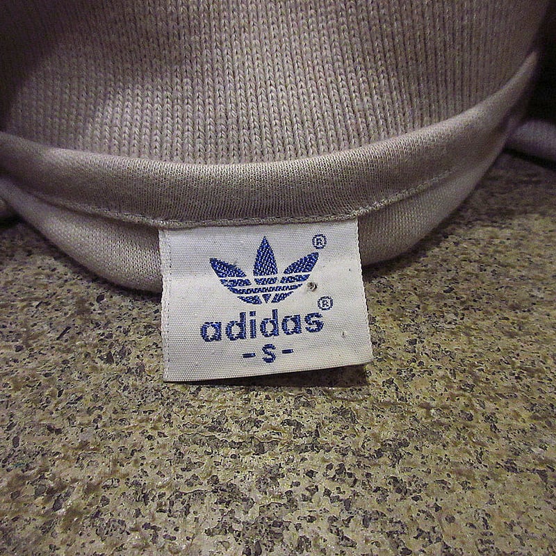 ビンテージ80's○DEADSTOCK adidasトレフォイルロゴコットン半袖