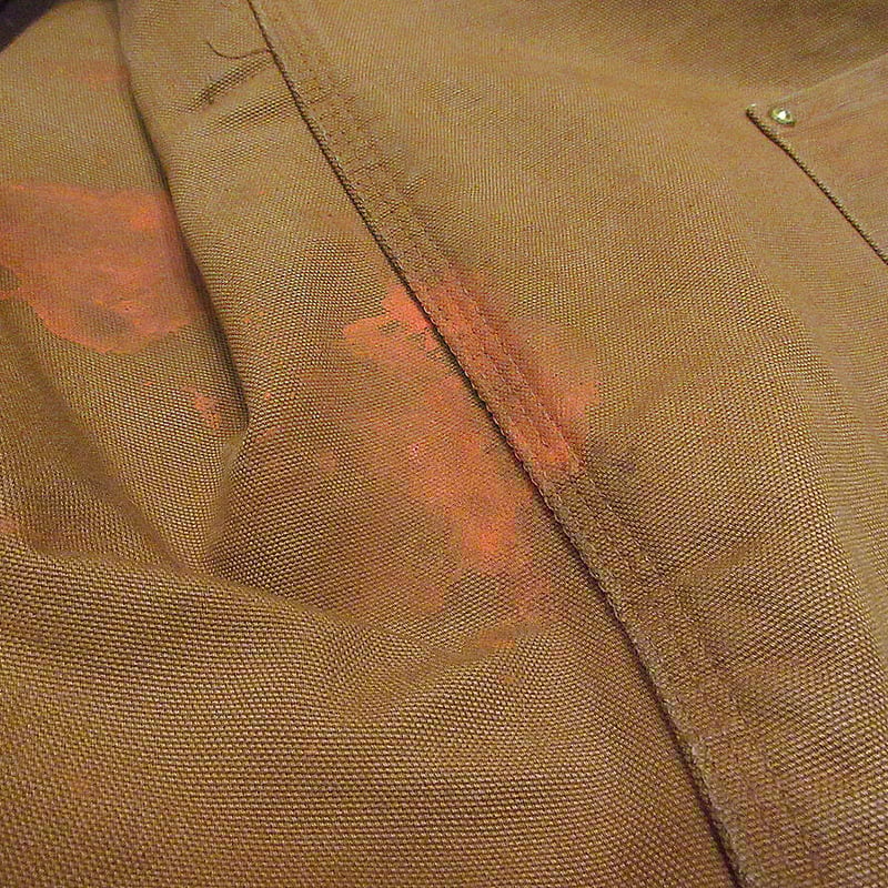 Carhartt NAVSEA刺繍入り裏地ブランケットミシガンチョアコート Carhartt NAVSEA刺繍入り裏地ブランケットミシガンチョアコート