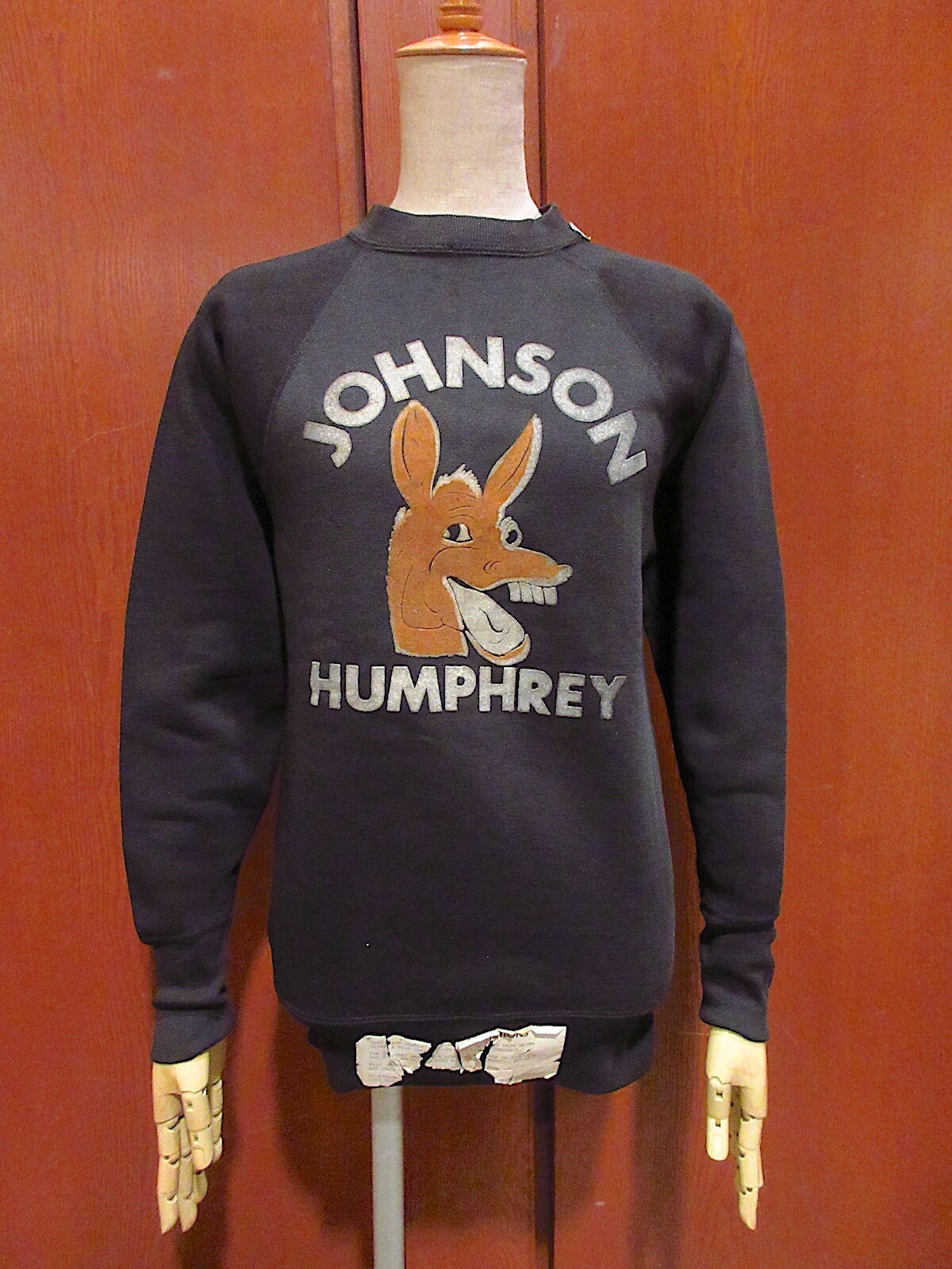 ビンテージ60's○DEADSTOCK Allenカラーフロッキープリント ビンテージ60's○DEADSTOCK Allenカラーフロッキープリント