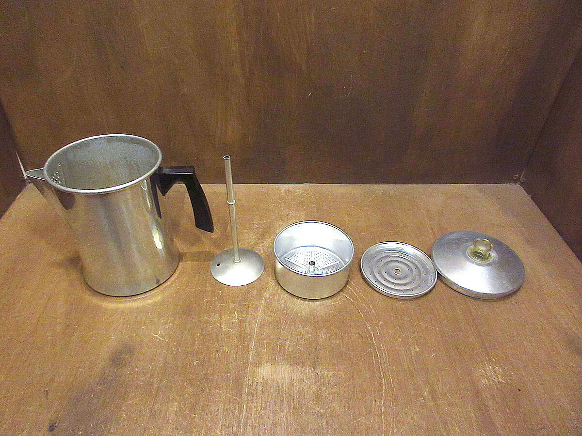 超希少】MIRRO社製 アメリカン ビンテージ・アルミ製 パーコレーター