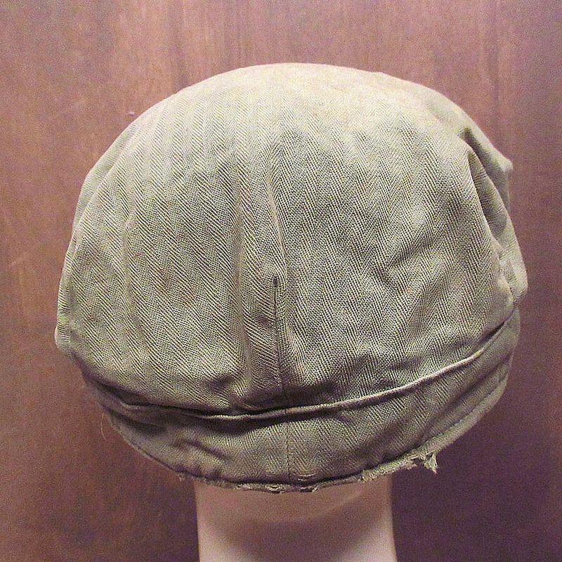 ビンテージ40's○USMCピンズ付きHBTフィールドキャップ○220720s8-m-cp