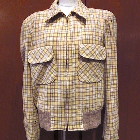 80's ヴィンテージ ストライプ ウールジャケット CATEGORY ウールジャケット | cozy vintage
