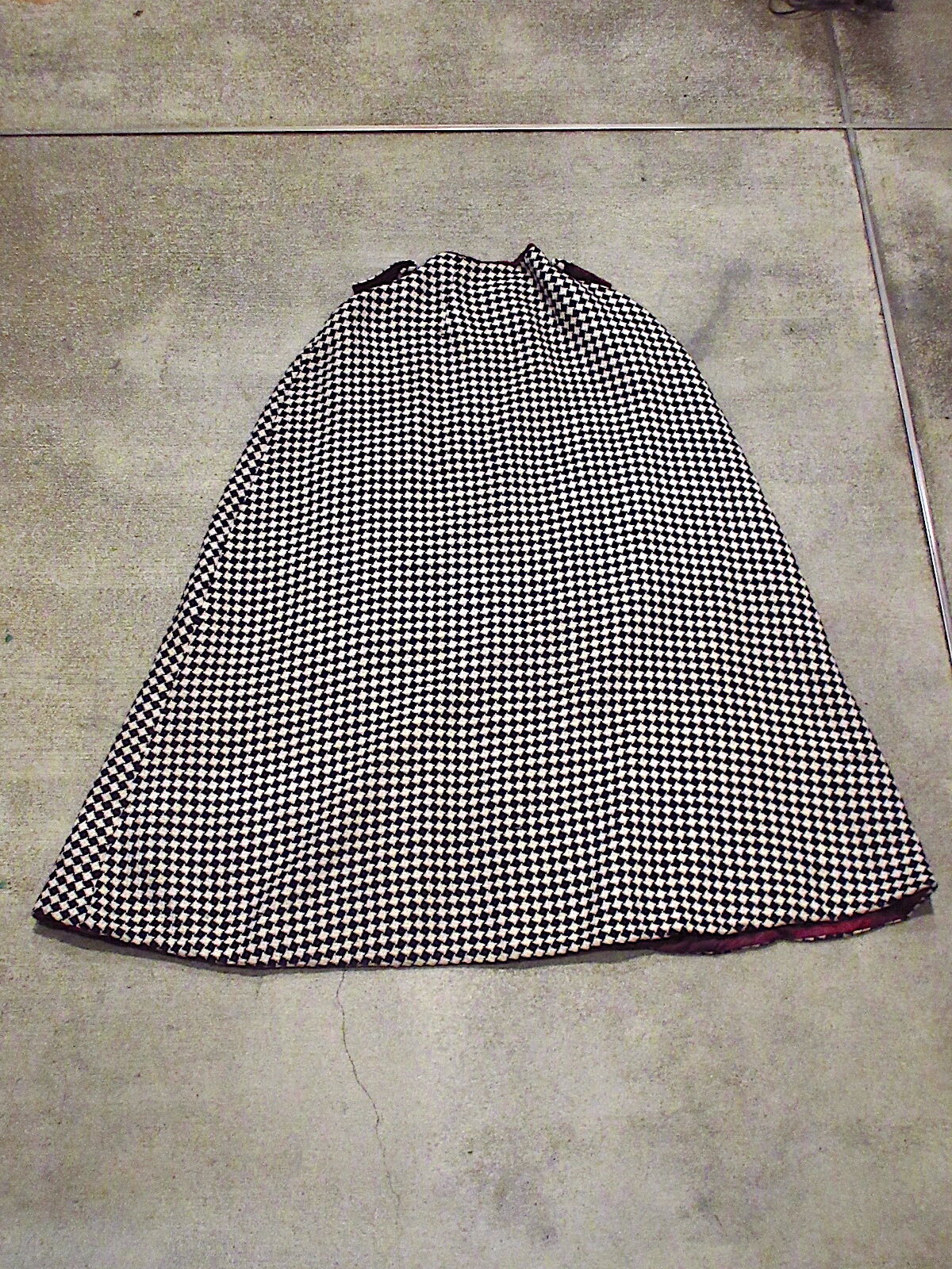 SEVEN TEN by MIHO KAWAHITO 千鳥柄　ポンチョ　Sサイズ チェックポンチョ -seventen-