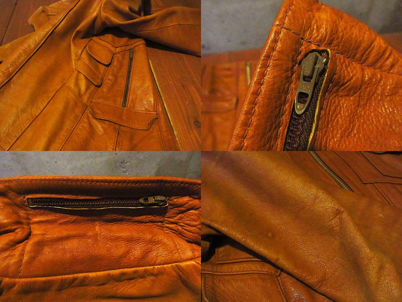 ビンテージ70's○East West Musical Instruments Co.レザージ