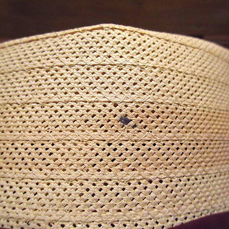 ビンテージ30's40's○J.C.PENNEY COストローハット7 1/8○200607n