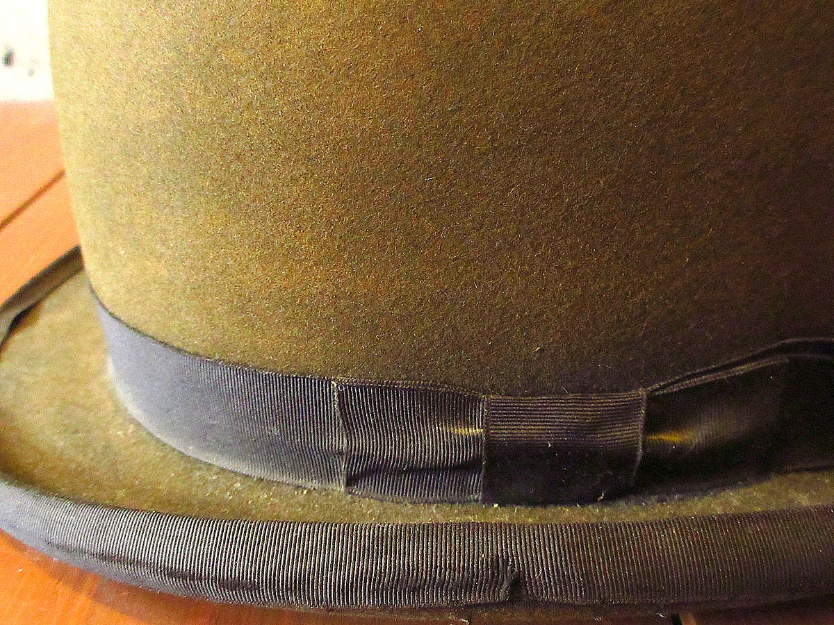 59cm Stetson 20sヴィンテージ ボーラーハット Lサイズ ビンテージ-20's○STETSONボーラーハットsize 7○231031k4-m-ht-f