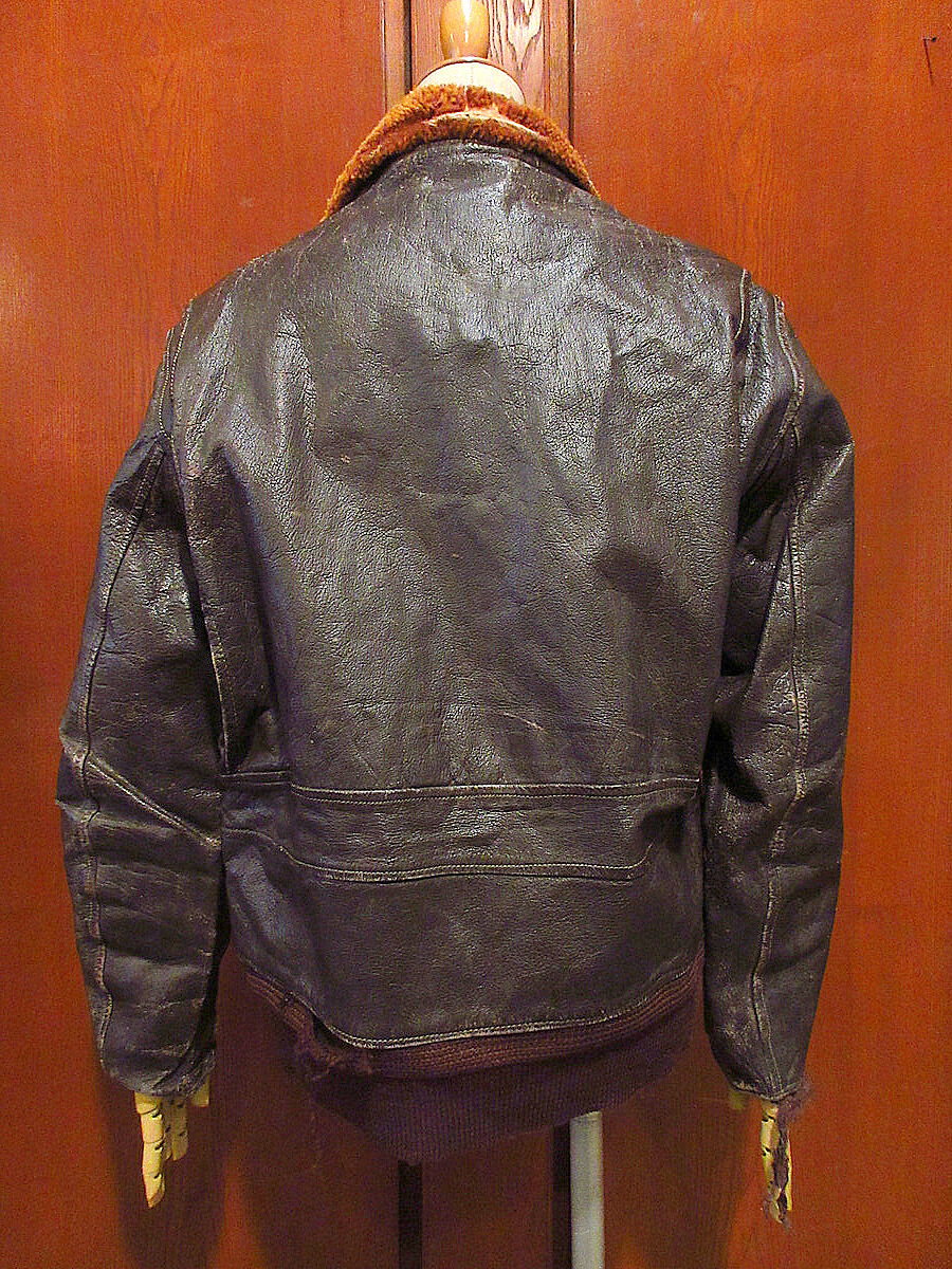 ビンテージ40's○U.S.NAVY G-1 55JI4フライトジャケットsize 40
