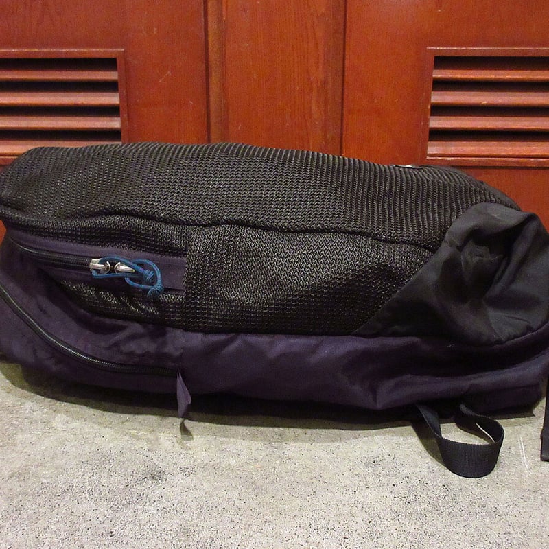 ビンテージ90's○Patagonia 雪無しタグ バックパック紫○210611s6-bag-