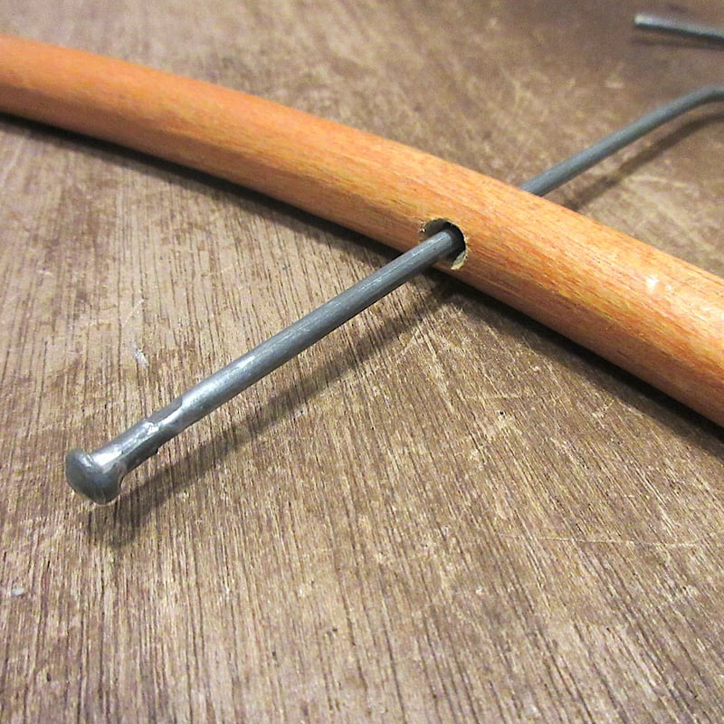 ビンテージ○ウッドハンガー5本セット○260307n4-otclct木製店舗什器