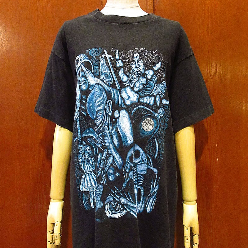 ビンテージ90's○ALICE IN CHAINS 1993年ツアーTシャツ黒size L ビンテージ90's○ALICE IN CHAINS 1993年ツアーTシャツ黒size L