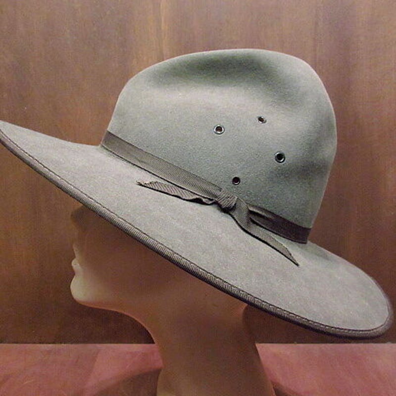ビンテージ○AKUBRA Coober Pedy フェルトハット Size 55○200916