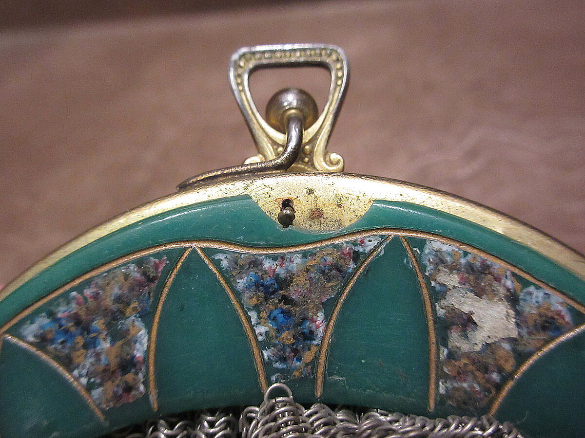 ビンテージ~1900's○ヴィクトリアンがま口ポーチ○230806i6-bag-pch