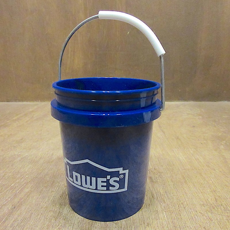 LOWE'Sミニバケツ青○260118z7-bxsロウズバケットインテリア雑貨小物