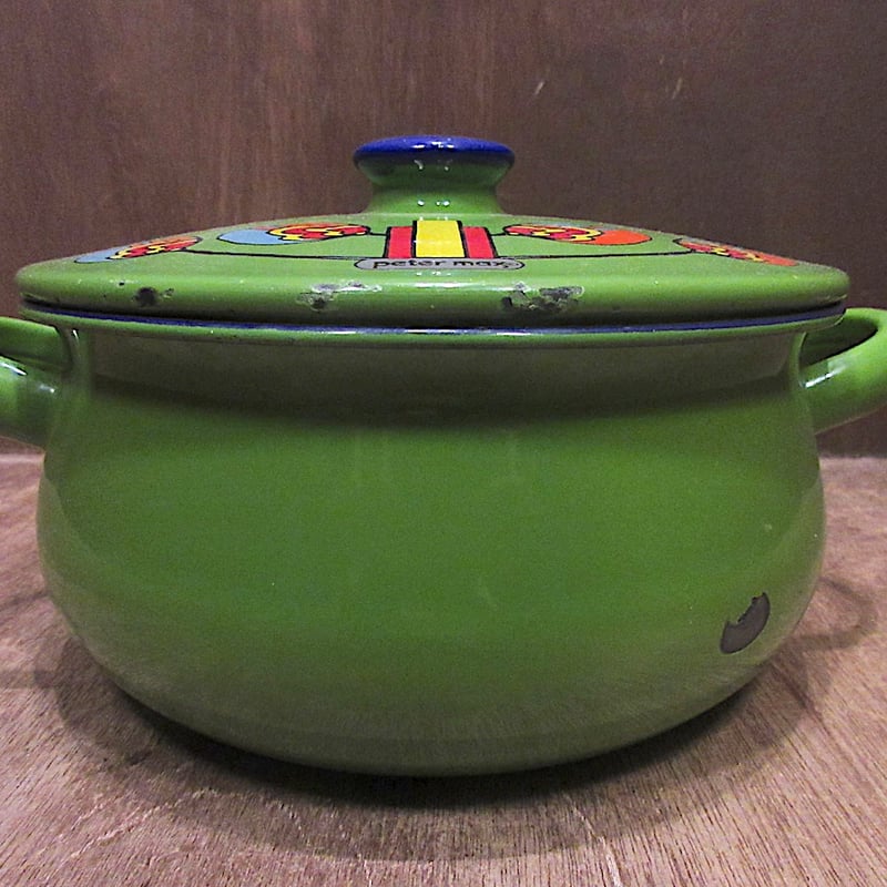 レトロ☆ 激レア品 Peter max ホーロー容器 【公式通販】