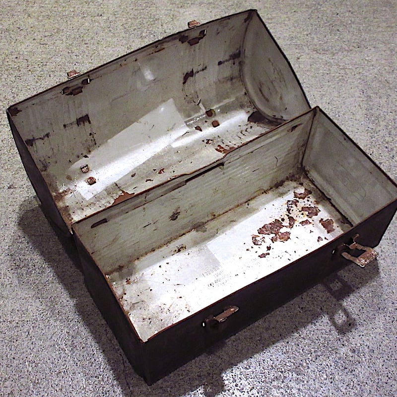 ビンテージ○Thermosメタルランチボックス黒○251117n2-bxsサーモス