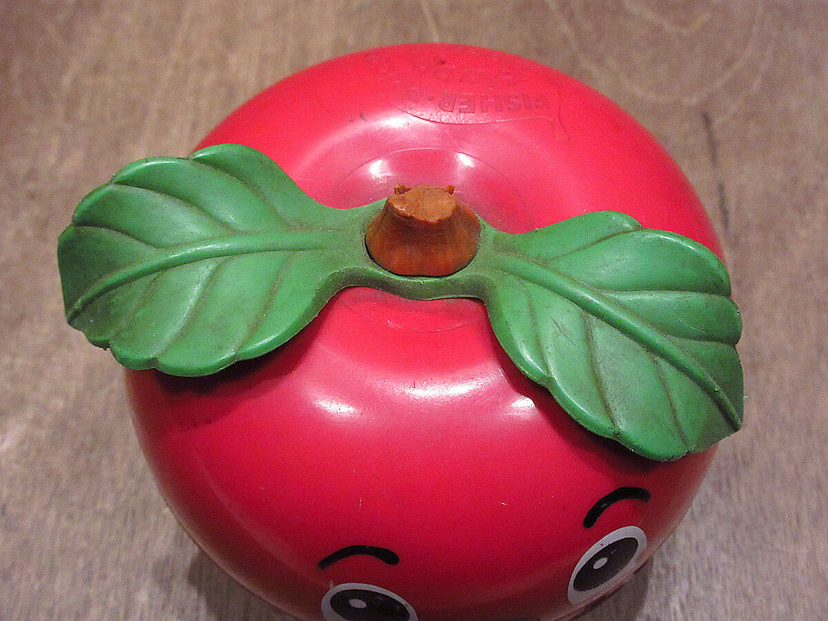 ビンテージ70's○FISHER PRICE Happy Apple○220301i8-obj