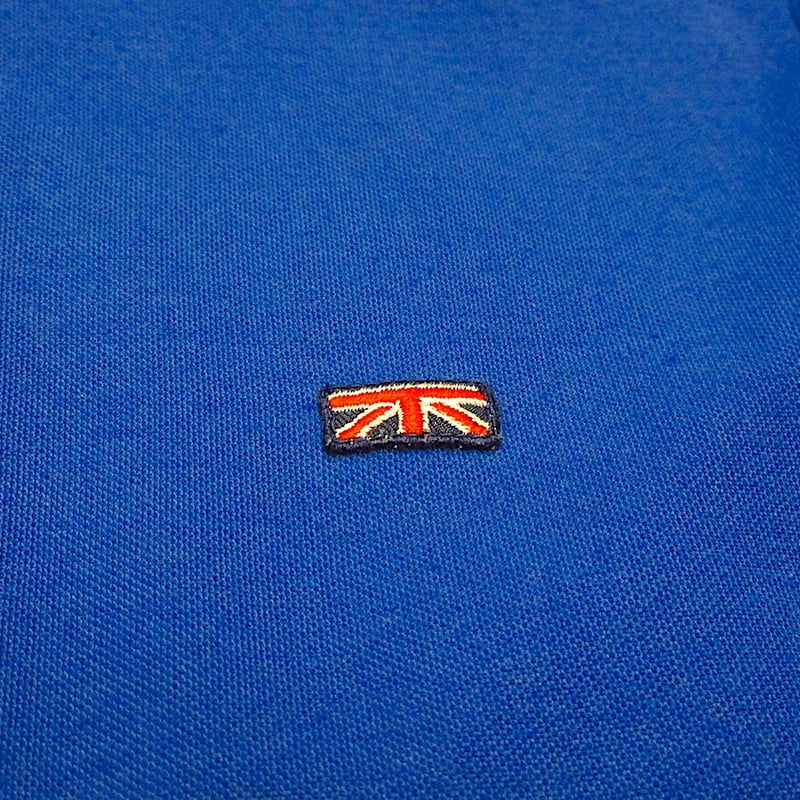 ビンテージ70's80's○BRITTANIAワンポイント刺繍入りポロシャツ