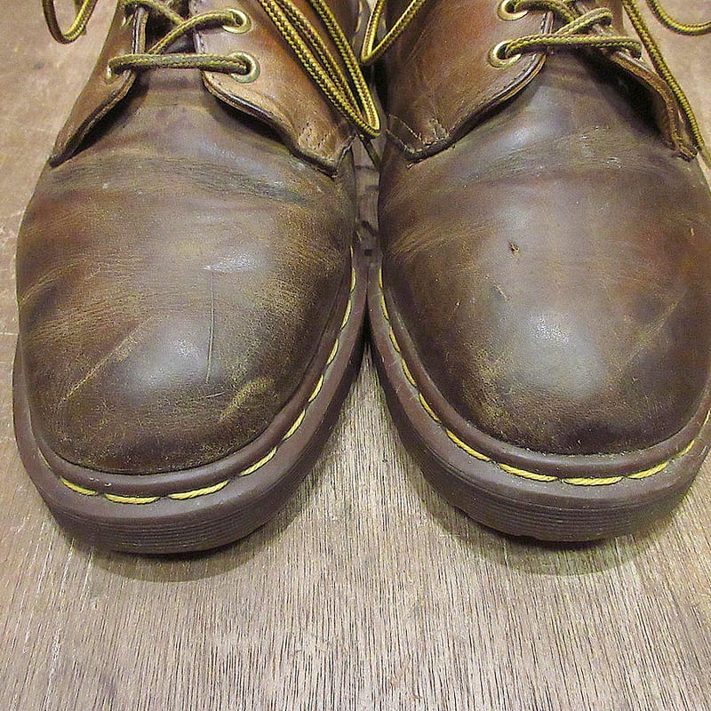 【Made in England】Dr. Martens 4ホール 英国製 DR.MARTENSドクターマーチン 4ホール レザーシューズ 黒