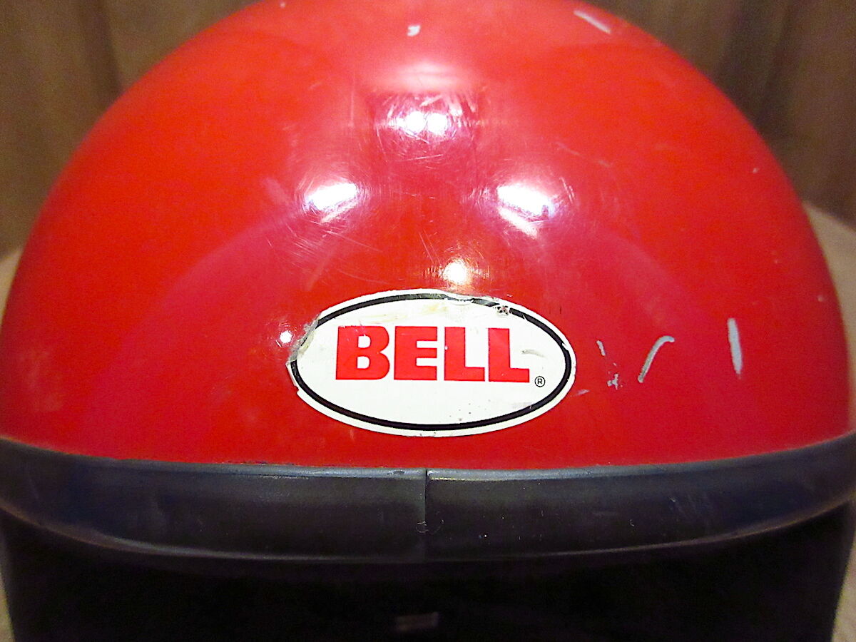 ビンテージ80's○BELL SR-2オフロードヘルメット赤7 1/4 58