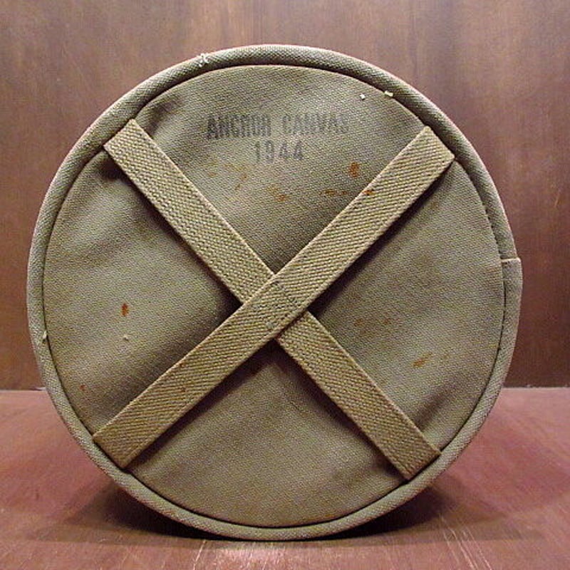 ビンテージ40's○USミリタリーコットンキャンバスバケツ○201028n7-bag