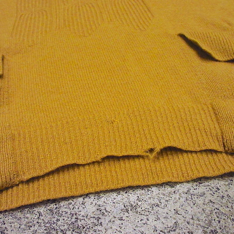 ビンテージ60's70's○Bernhard Altmannレディース襟付きカシミア