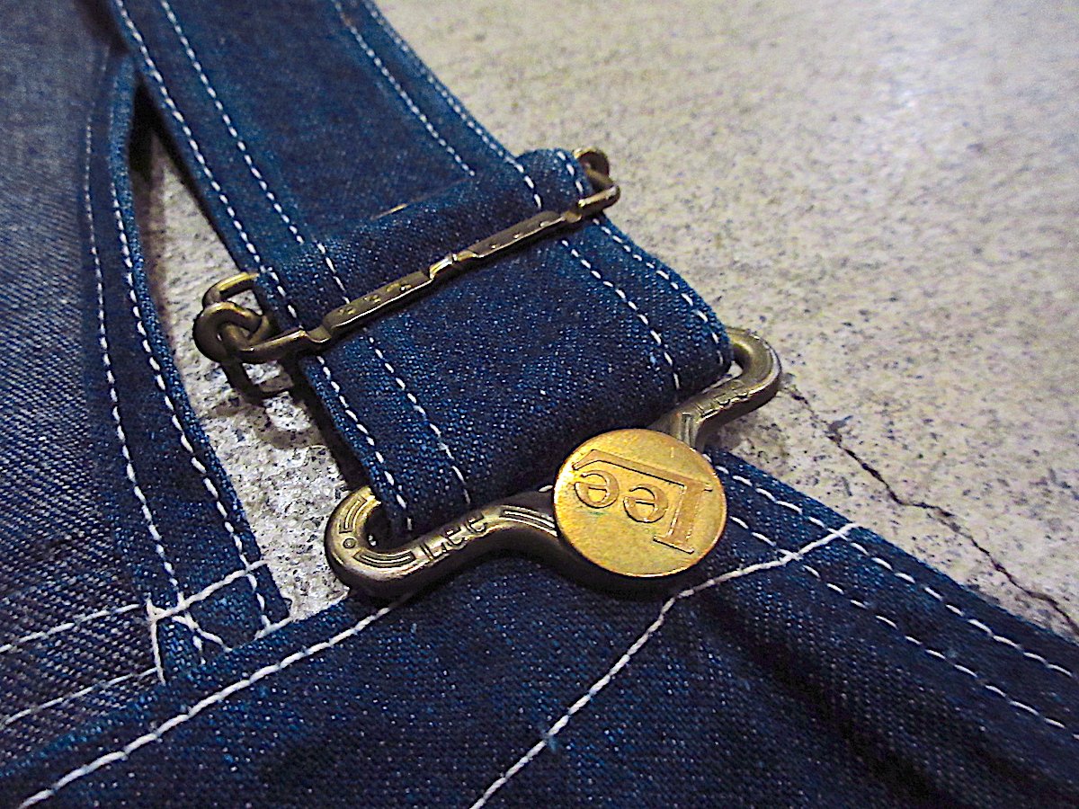 ビンテージ40's○Leeハウスマークデニムオーバーオール