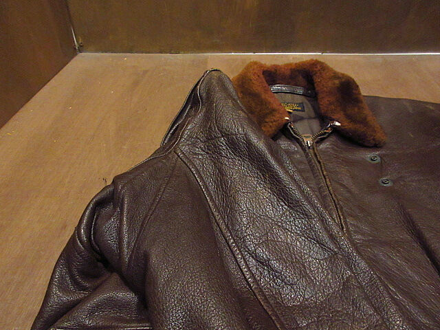 ビンテージ50's○U.S.NAVY G-1 55J14フライトジャケット size 38○2