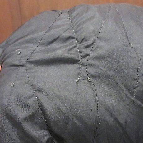 ビンテージ60’s70’s●Shanhouse裏地キルティングフェイクファージップアップパーカ緑size 44●241121z1-m-jk-otシャンハウスフーディージャケット