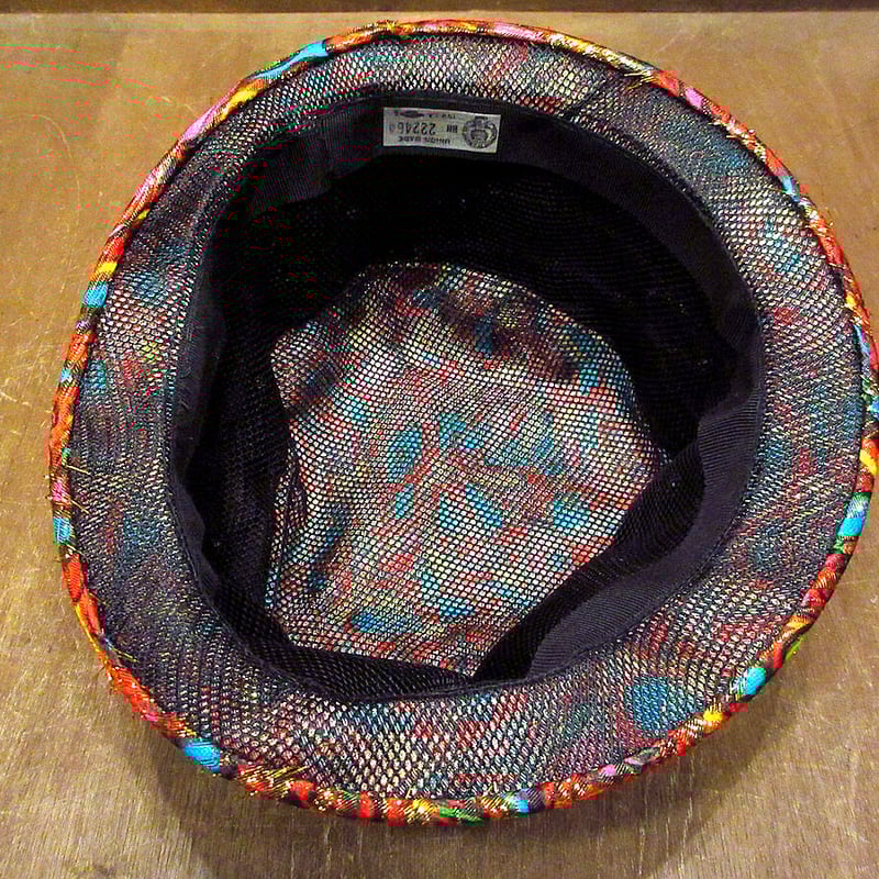 ビンテージ60's○総柄バケットハット○220922k2-m-ht-ot 1960sメンズ