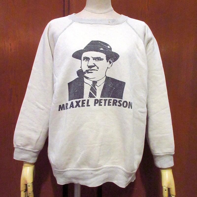 【BIG SIZE】 50s 60s スウェット 染み込みプリント　ヴィンテージ 60sビンテージスウェット染み込みプリント BIG SIZE】 50s 60s