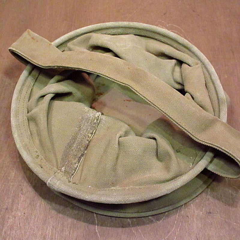 ビンテージ40's○USミリタリーコットンキャンバスバケツ○201028n7-bag