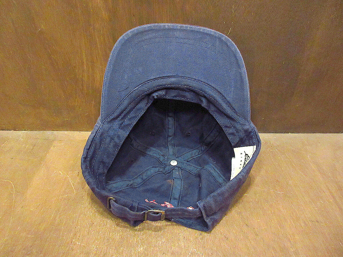 ビンテージ90's○Eddie Bauer 6パネルパドル刺繍入りコットン