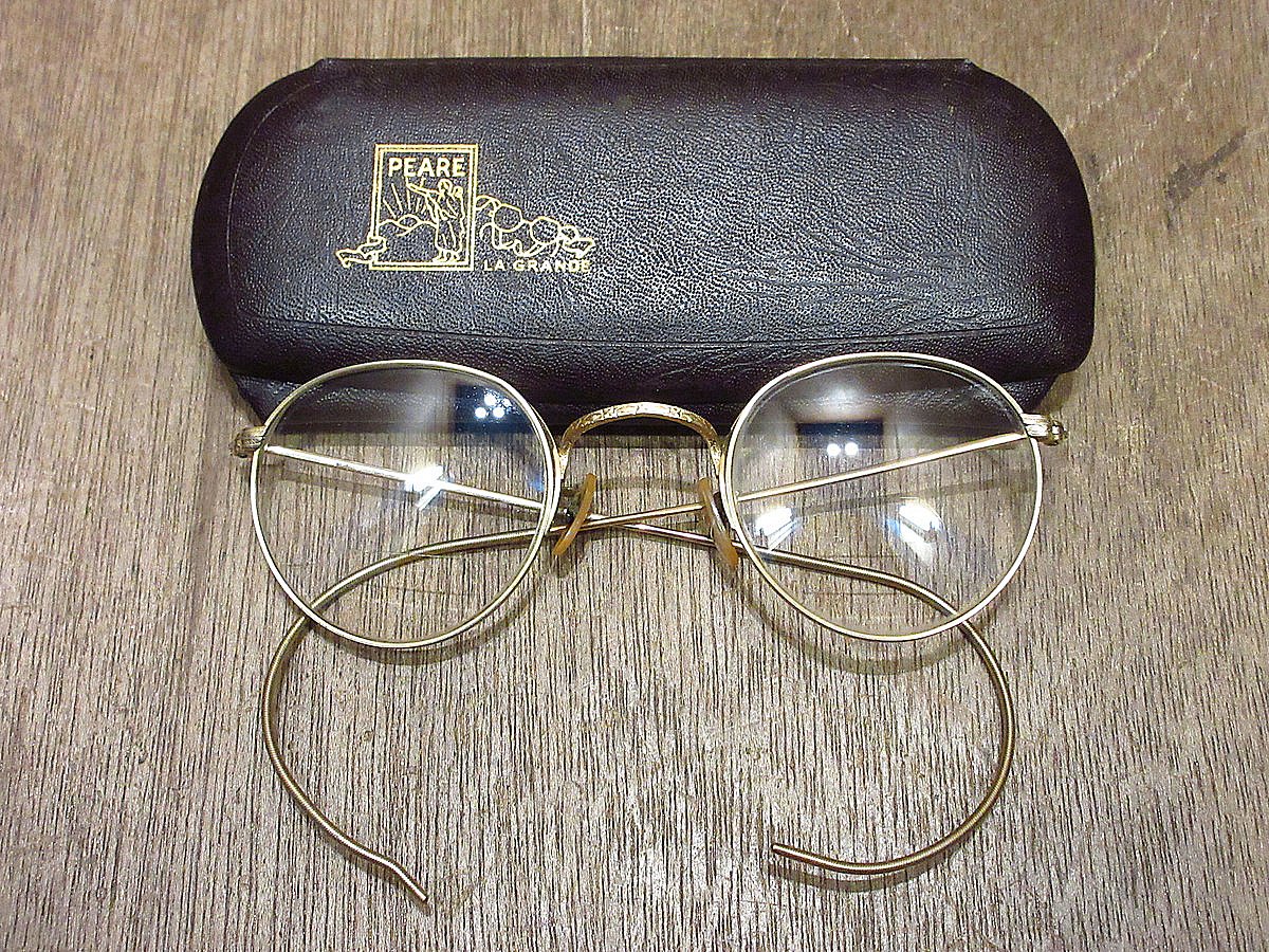 ❤️ B&L ボシュロム製 ビンテージ 眼鏡 フレーム 12KGF 金張り 50s