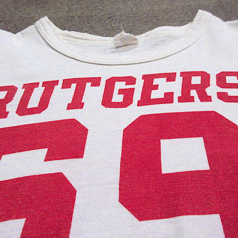 ビンテージ60's○ChampionランナーズタグRUTGERSフットボールTシャツ