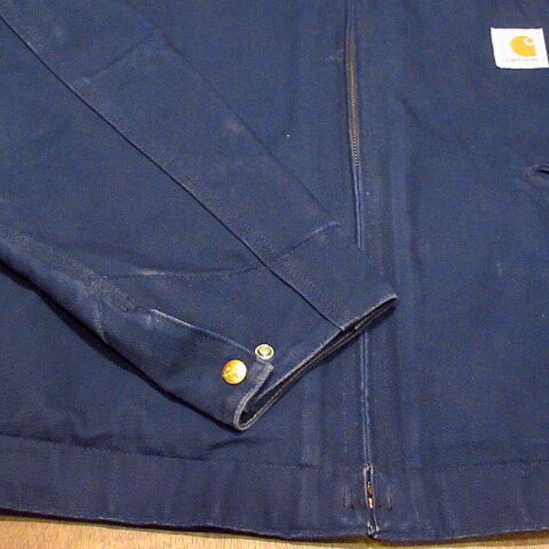 MADE IN U.S.A. Carhartt フード付きデトロイトジャケット紺 46○210