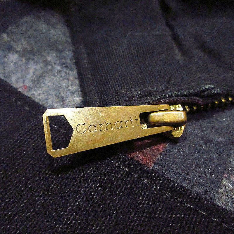 Carhartt裏地ブランケットデトロイトジャケット黒size 38 Carhartt裏地ブランケットデトロイトジャケット黒size 38