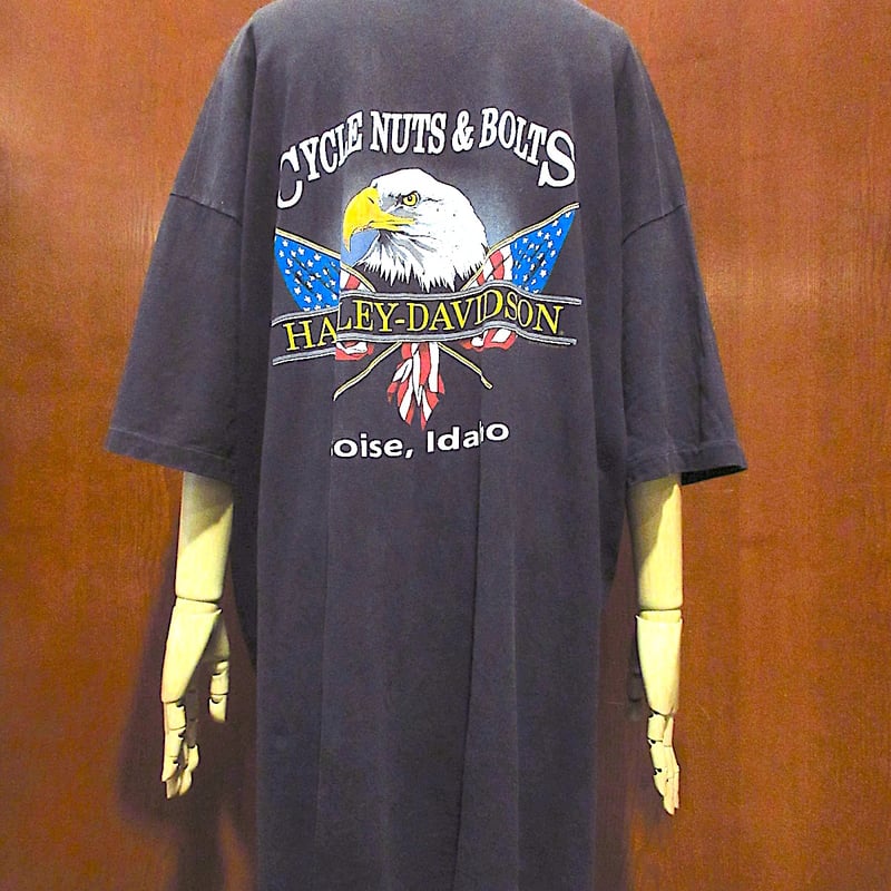 ビンテージ90's○HARLEY-DAVIDSONプリントTシャツsize XXL○26052