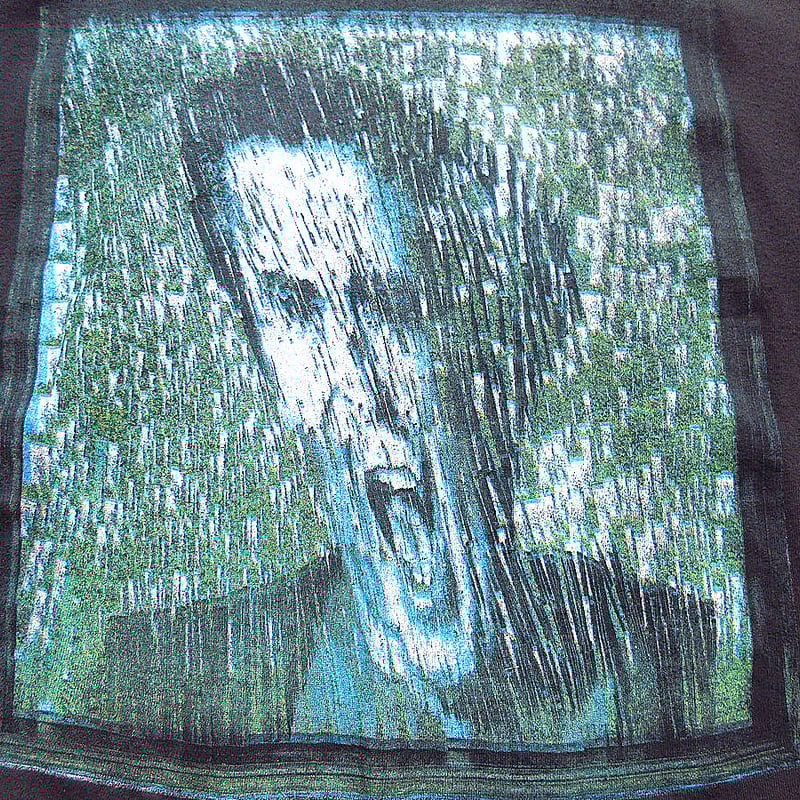 Peter Gabriel Tシャツ ヴィンテージ サイズL ピーターガブリエル ビンテージ90's○Peter Gabriel WOMADツアーTシャツ黒○240723k2-