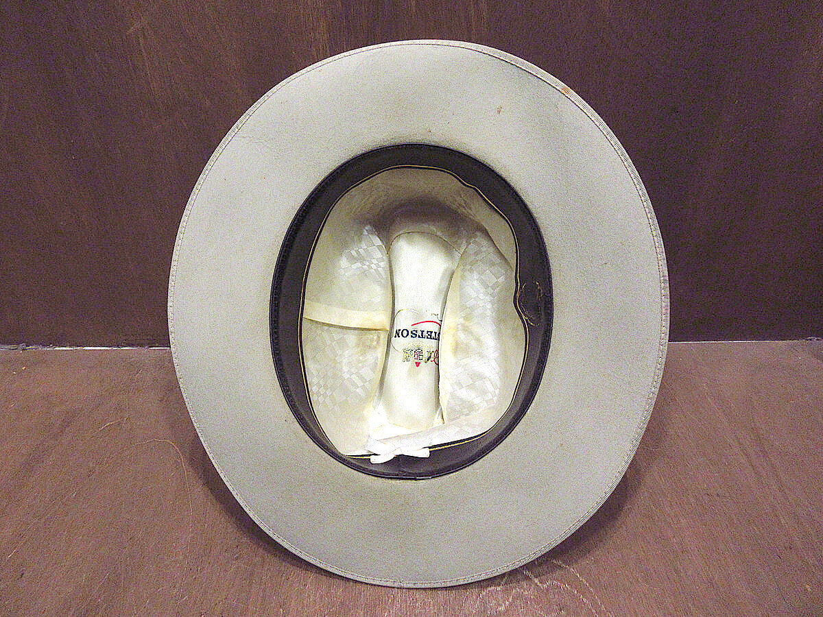 ビンテージ○STETSONキャトルマンハット○220720s7-m-ht-flt
