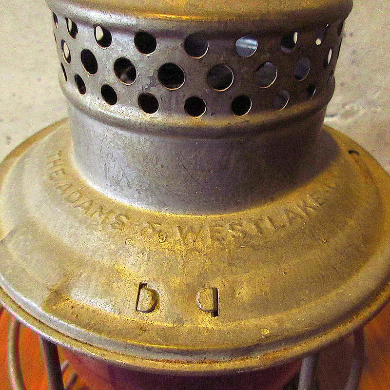 ビンテージ○ADLAKE-KERO 2-44レイルロードランタンジャンク○240326k2