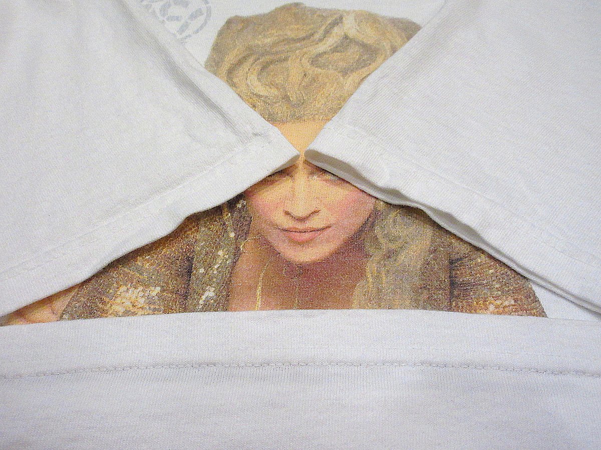 53デッドストック マドンナ MADONNA 2004年製ビンテージ Tシャツ 古着 00年代 TENNESSEE RIVER MADONNA マドンナ Re invention