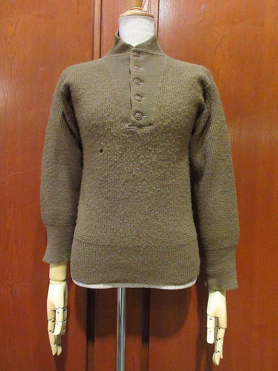 ビンテージ40's○U.S.ARMY 5ボタンセーター○240124i2-m-swr ビンテージ40's○U.S.ARMY 5ボタンセーター○240124i2-m-swr