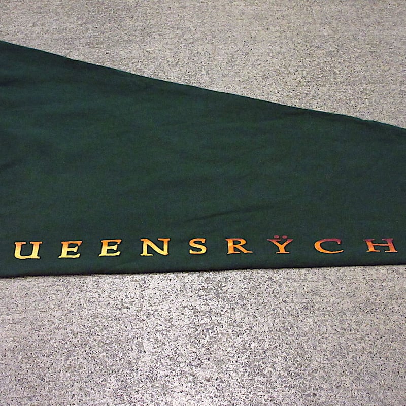 ビンテージ90's○QUEENSRYCHE PROMISED LAND長袖Tシャツ深緑○220